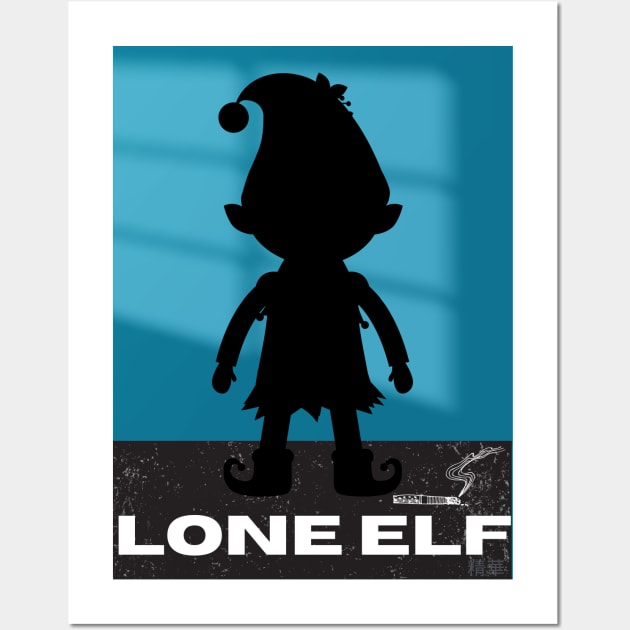 Lone Elf - Funny Elf Wall Art by SEIKA by FP